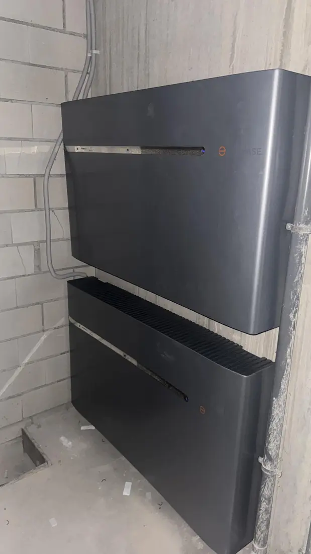 Thuisbatterij geïnstalleerd